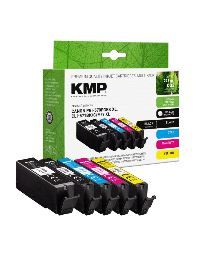 KMP multipak 0318C004 Canon PGI-570/CLI-571 XL główny