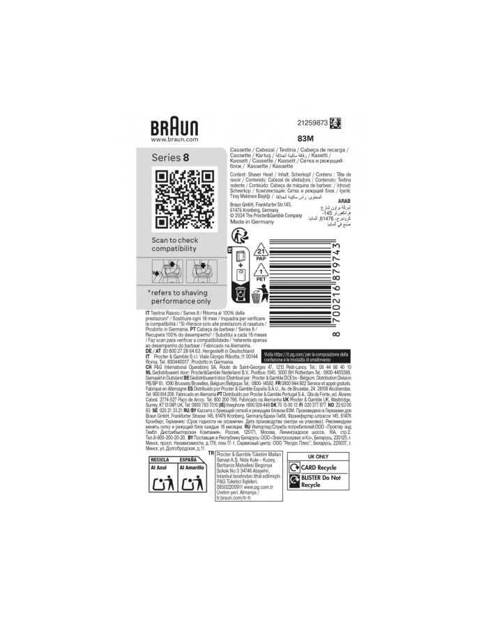 Braun Kombipack 83M główny