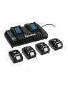 Makita Energy Kit 198091-4 4x BL1860B + DC18RD - nr 1