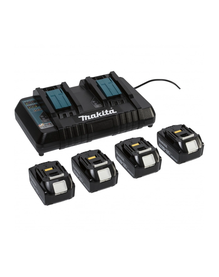 Makita Energy Kit 198091-4 4x BL1860B + DC18RD główny