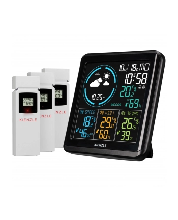 KIENZLE Radio DCF Weather Station with 3 outdoor sensors nr 2
