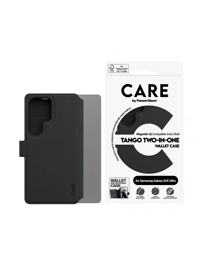 CARE by PanzerGlass Feature Case Tango Two-in-One Wallet Qi S25 U główny