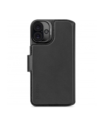 Decoded Leather Detachable Wallet iPhone 16 Plus Black