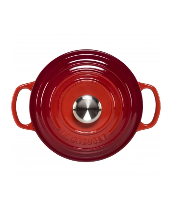 Le Creuset Signature Bräter rund 18 cm kirschczerwony nr 1