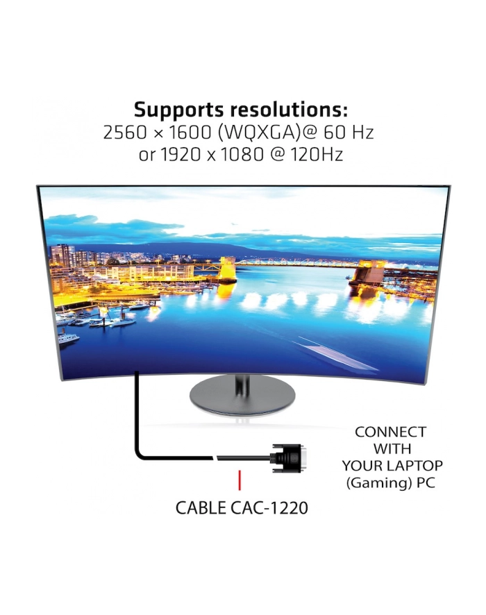 CLUB 3D  KABEL (CAC1220)  (CAC1220) główny