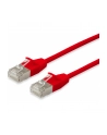Equip Patchkabel Cat6A S/FTP 2xRJ45 15.00m czerwony (SSTP) Slim (606150) - nr 10