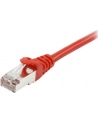 Equip - Patch Cable RJ-45 (M) to 15.0m SFTP, PiMF CAT 6a Shaped, Stranded Red (606509) - nr 11