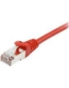 Equip - Patch Cable RJ-45 (M) to 15.0m SFTP, PiMF CAT 6a Shaped, Stranded Red (606509) - nr 15