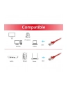 Equip - Patch Cable RJ-45 (M) to 15.0m SFTP, PiMF CAT 6a Shaped, Stranded Red (606509) - nr 9
