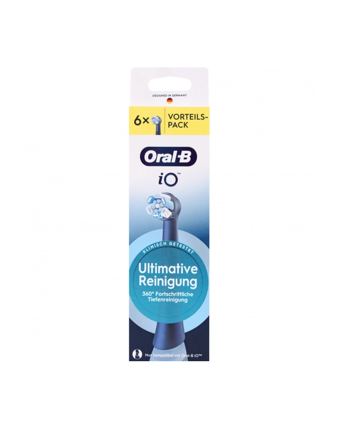 Oral-B iO Aufsteckbürsten Ultimative Reinigung BLACK 6er główny