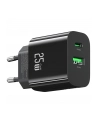 usams Ładowarka sieciowa 25W 1xUSB-C 1xUSB-A Fast Charging Czarna - nr 7