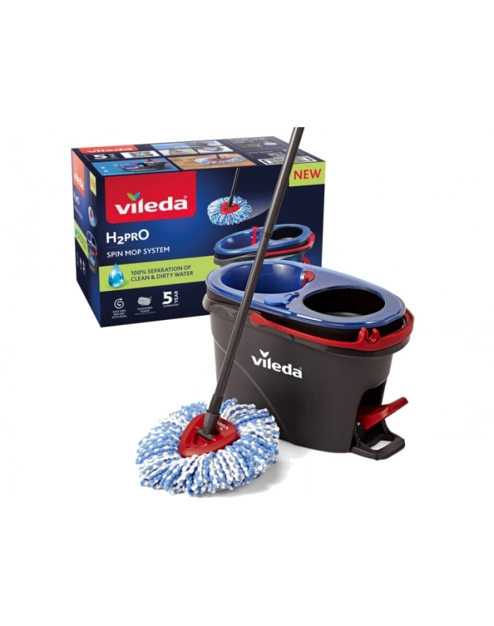 Mop obczerwonyowy Vileda H2prO główny