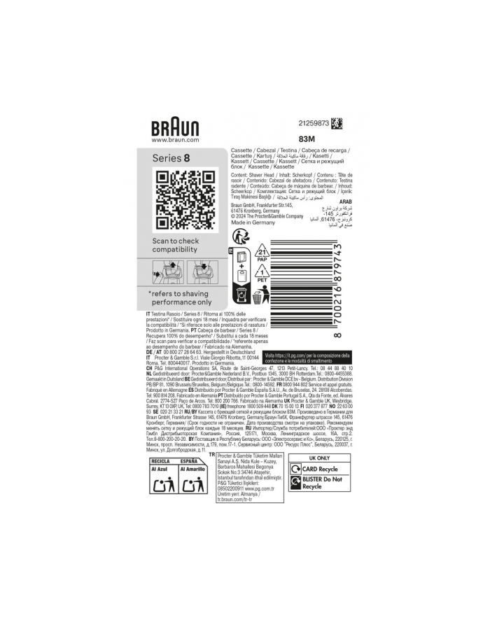 Braun Kombipack 83M główny