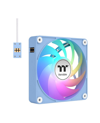 thermaltake Wentylator - CT120 EX ARGB (3x120mm, PWM, łączenie magnetyczne) Hydrangea Blue