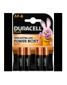 1x4 Duracell Plus Power Boost Mignon MN1500 AA LR6 1,5V - nr 4
