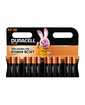 1x10 Duracell Plus Power Boost Mignon MN1500 AA LR6 1,5V