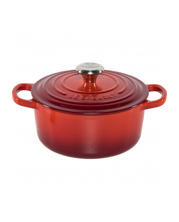 Le Creuset Signature Bräter rund 18 cm kirschczerwony