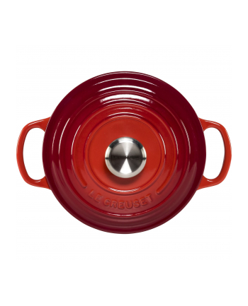 Le Creuset Signature Bräter rund 18 cm kirschczerwony