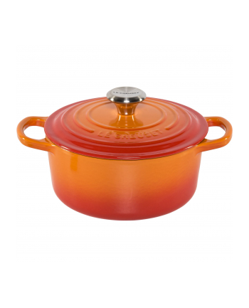 Le Creuset Signature Bräter rund 18 cm ofenczerwony