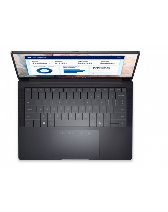 Laptop Dell Pro 13 Premium PA13250 W11P U7-268V/32GB/512GB SSD/13.3 QHD+ Touch/Arc/FgrPr/Cams'Mic/5G WWAN+BT/BcklKb/3C/vPro/3YPS Magnesium główny