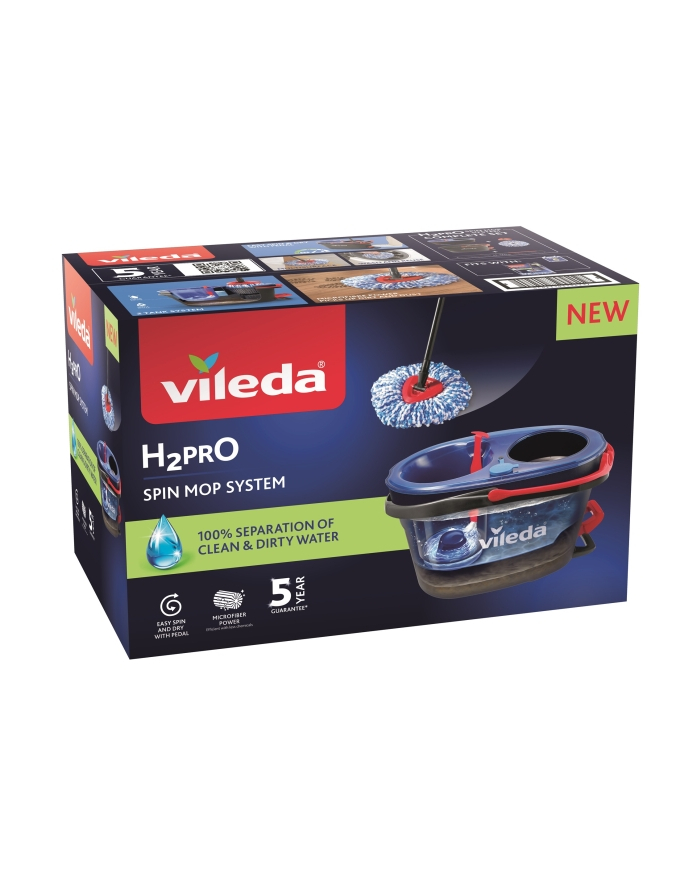 Mop obczerwonyowy Vileda H2prO główny