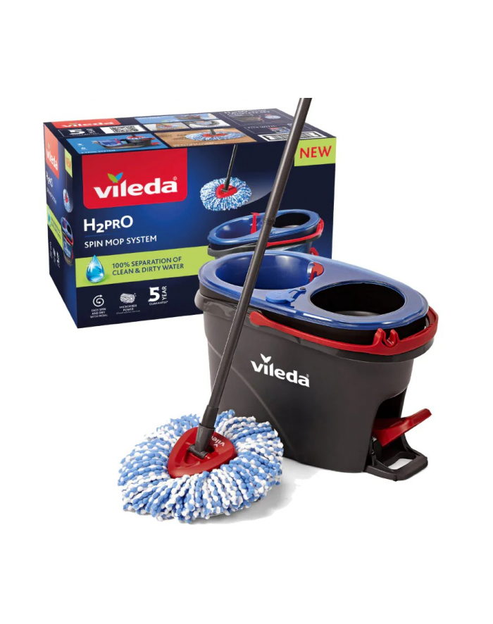 Mop obczerwonyowy Vileda H2prO główny