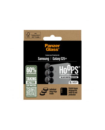 PanzerGlass Hoops Black  Lens Pczerwonyector Samsung  S25+
