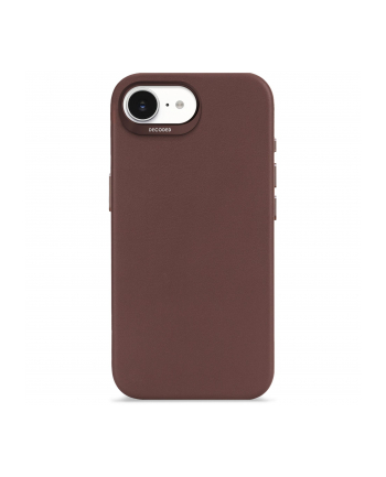 Decoded Leather Backcover iPhone 16e Chocolate Brown