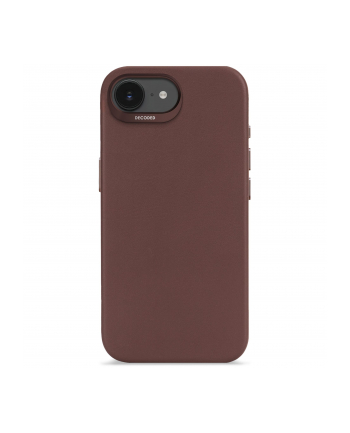 Decoded Leather Backcover iPhone 16e Chocolate Brown