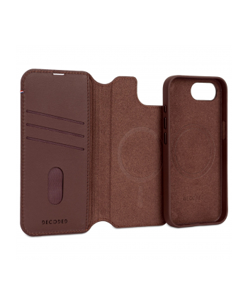 Decoded Leather Detachable Wallet iP 16e Chocolate Brown