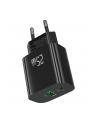 usams Ładowarka sieciowa 25W 1xUSB-C 1xUSB-A Fast Charging Czarna - nr 8