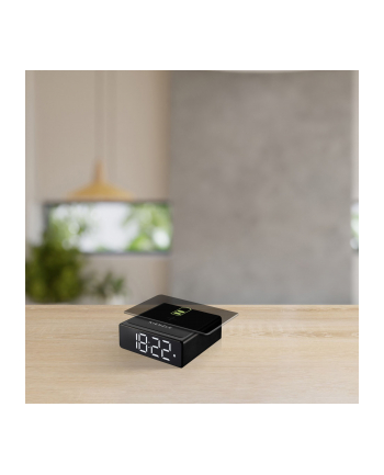 KIENZLE Digital Alarm Clock with wireless charging station