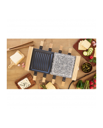 CECOTEC Cheese'amp;Grill 8400 Wood Mixgrill Raclette