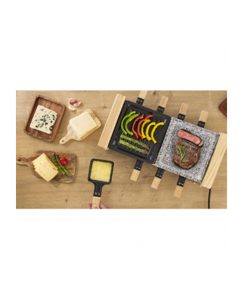 CECOTEC Cheese'amp;Grill 8400 Wood Mixgrill Raclette
