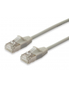 Equip Patchkabel Cat6A S/FTP 2xRJ45 10.00m beżowy (SSTP) Slim (606119) - nr 15