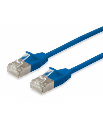 Equip Patch Cat6A S/Ftp 2Xrj45 7.50M niebieski (Sstp) Slim nr 2
