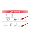 Equip Patchkabel Cat6A S/FTP 2xRJ45 10.00m czerwony (SSTP) Slim (606149) - nr 6