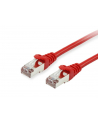 Equip - Patch Cable RJ-45 (M) to 15.0m SFTP, PiMF CAT 6a Shaped, Stranded Red (606509) - nr 12