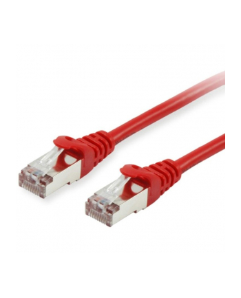 Equip - Patch Cable RJ-45 (M) to 15.0m SFTP, PiMF CAT 6a Shaped, Stranded Red (606509)