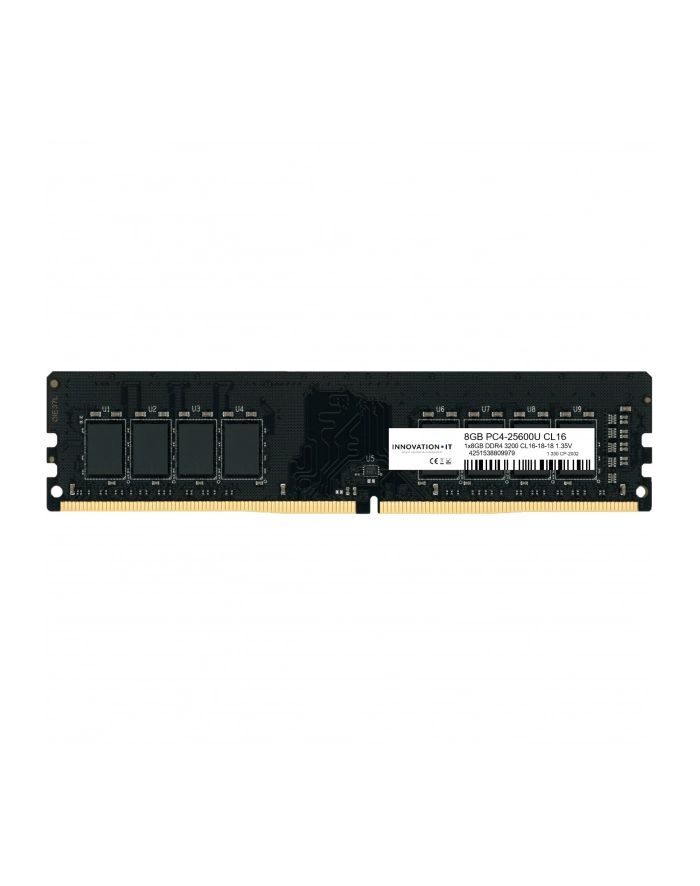 Pamięć RAM Innovation It 3200 8GB CL16-18-18 1.35V LD 8-Chip DDR4 8 GB 1 x MHz 288 pin DIMM Inno8G3200S (32008GBCL161818135VLD8C (3200 główny