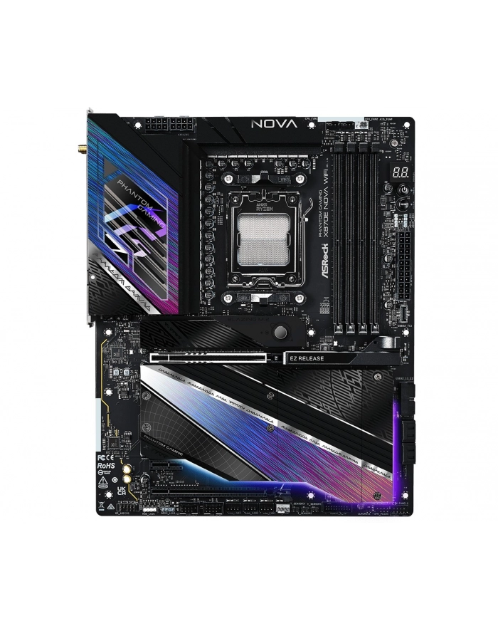 asrock Płyta główna X870 NOVA WIFI AM5 4DDR5 M.2 ATX główny