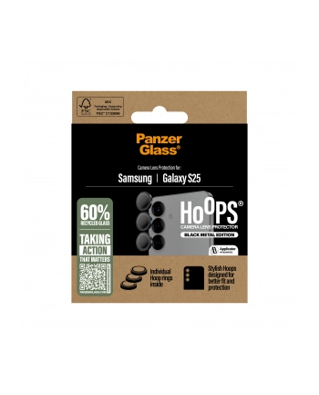 PanzerGlass Hoops Black  Lens Pczerwonyector Samsung  S25