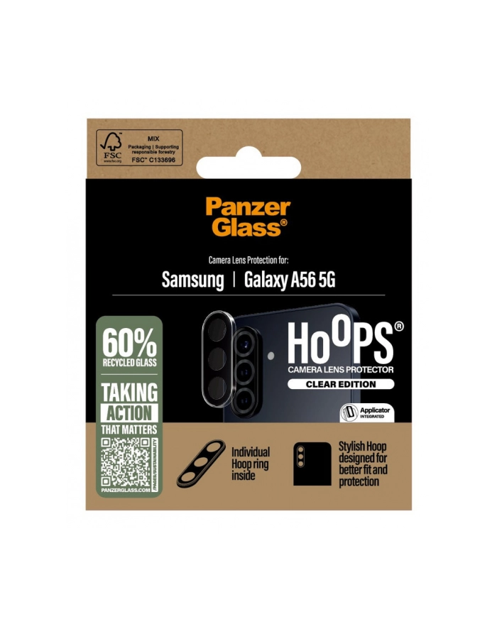 PanzerGlass Hoops Transparent Lens Pczerwonyector Samsung  A56 5G główny