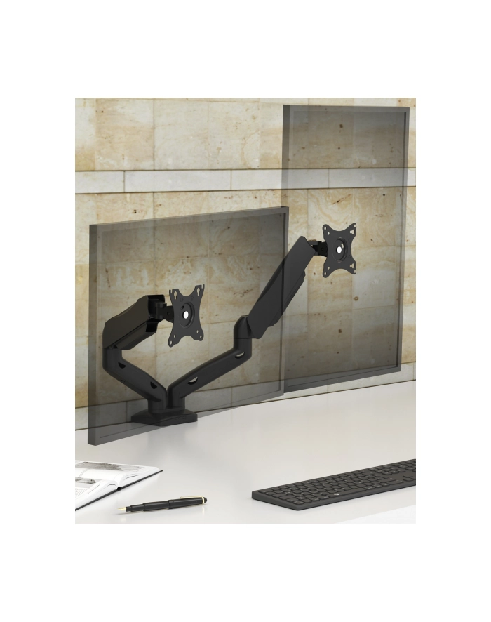 icybox Uchwyt na dwa monitory  IB-MS204-T Uchwyt na dwa monitory do 32 '', 2-9 kg główny