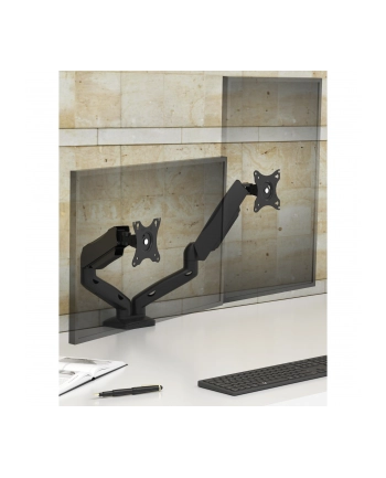 icybox Uchwyt na dwa monitory  IB-MS204-T Uchwyt na dwa monitory do 32 '', 2-9 kg