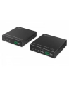 digitus Przedłużacz (extender) światłowodowy HDMI 4K/60Hz z KVM USB 1.1 przez IP 1G lub do 40km/300m, max. 253 odbiorniki, HDMI Loop-Out, Audio - zestaw - nr 1