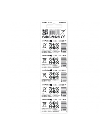 everactive Bateria alkaliczna LR44/LR1325/544A blister 5 szt.