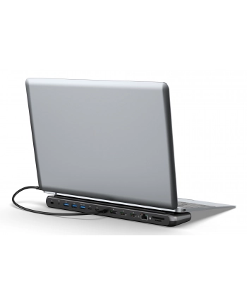 digitus Stacja dokująca USB-C 12 portowa, max. 8K/30Hz z HDR, HDMI, DP, max. 3 monitory (MST), USB-C 3.2 Gen2, Gigabit Ethernet, SD/Micro SD, PD 100W