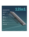 digitus Stacja dokująca USB-C 12 portowa, max. 8K/30Hz z HDR, HDMI, DP, max. 3 monitory (MST), USB-C 3.2 Gen2, Gigabit Ethernet, SD/Micro SD, PD 100W - nr 24
