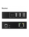 digitus Przedłużacz (extender) po skrętce kat.6A  USB 3.1 Gen1 do 100m, 3x USB-A, 1x USB-C do 5 Gbps, 1x RJ45 (Gigabit Ethernet) - zestaw (odbiornik/nadajnik) - nr 22